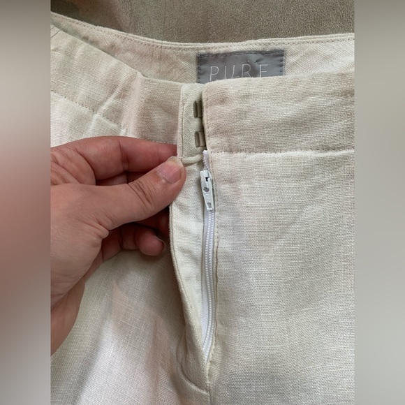 Pure Collection linen trouser pants - Picture 6 of 8